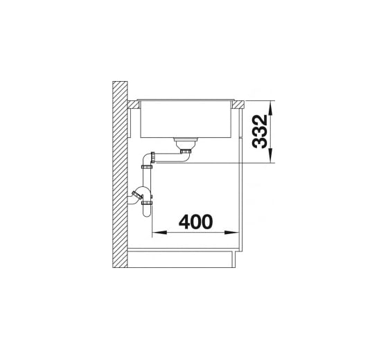 Мойка BLANCO ZIA 45 S Compact PuraDur белый 524725