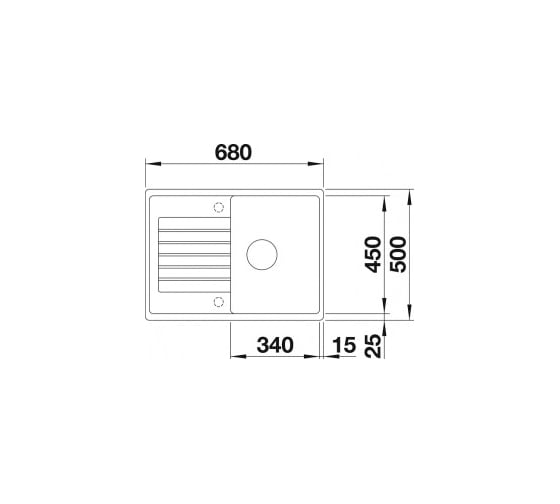 Мойка BLANCO ZIA 45 S Compact PuraDur белый 524725
