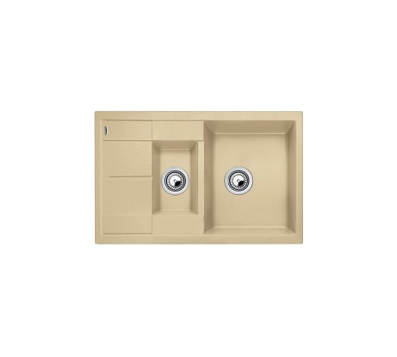 Мойка BLANCO METRA 6S Compact SILGRANIT шампань, с клапаном автоматом 513938
