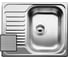 Мойка BLANCO TIPO 45 S Mini нержавеющая сталь, декор 516525 1