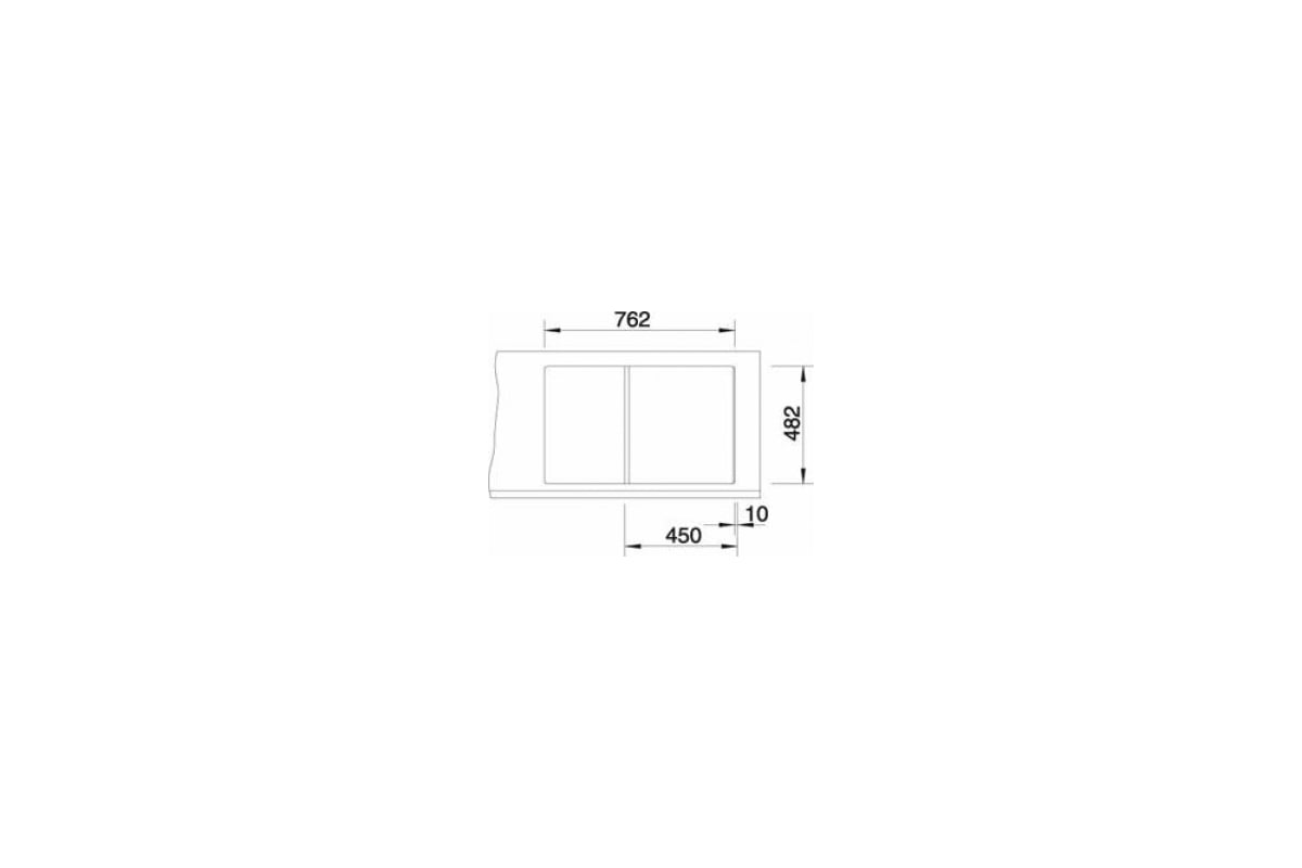 Мойка врезная blanco tipo 45s compact