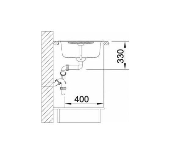 Мойка BLANCO ZIA 45S SILGRANIT жемчужный 520627