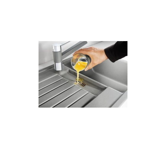 Мойка BLANCO ZIA 45S SILGRANIT жемчужный 520627