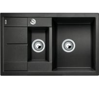 Мойка BLANCO METRA 6S Compact SILGRANIT антрацит, с клапаном автоматом 513473