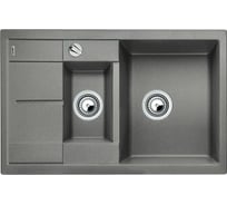 Мойка BLANCO METRA 6S Compact SILGRANIT алюметаллик, с клапаном автоматом 513553