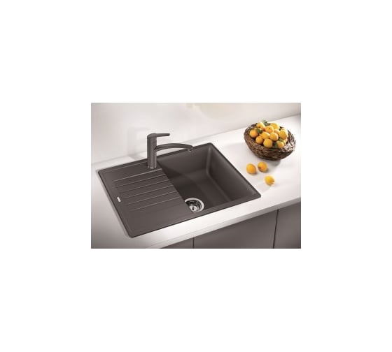 Мойка BLANCO ZIA 45 S Compact PuraDur темная скала 524722