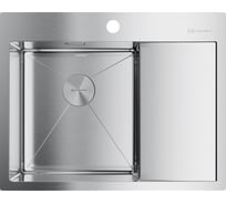 Кухонная мойка Omoikiri Akisame 65-IN-L нержавеющая сталь/нержавеющая сталь 4973058