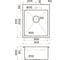 Кухонная мойка Omoikiri Akisame 41-IN нержавеющая сталь/нержавеющая сталь 4973056 3