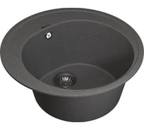 Кухонная кварцевая мойка Uperwood Quartz UPD-01_03, круглая, серая 3910202102