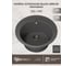 Кухонная кварцевая мойка Uperwood Quartz UPD-01_03, круглая, серая 3910202102 2