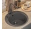 Кухонная кварцевая мойка Uperwood Quartz UPD-01_03, круглая, серая 3910202102 4