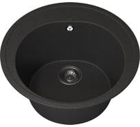 Кухонная кварцевая мойка Uperwood Quartz UPD-01_04, круглая, черная 3910202103