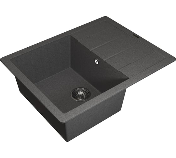 Кухонная кварцевая мойка Uperwood Quartz UPD-03_03, прямоугольная, серая 3910202110 1