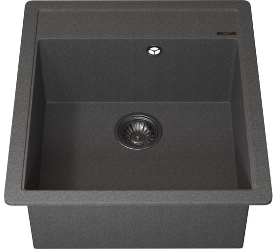 Кухонная кварцевая мойка Uperwood Quartz UPD-07_03, прямоугольная, серая 3910202126