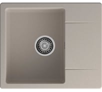 Мойка GranFest URBAN 258L 1 чаша+крыло, 580х490 мм GF-UR-258L песочный