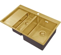 Кухонная мойка ZorG SZR 5178-2-R BRONZE