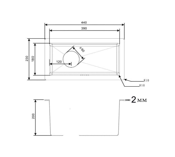 Кухонная мойка ZorG ZL R 230440