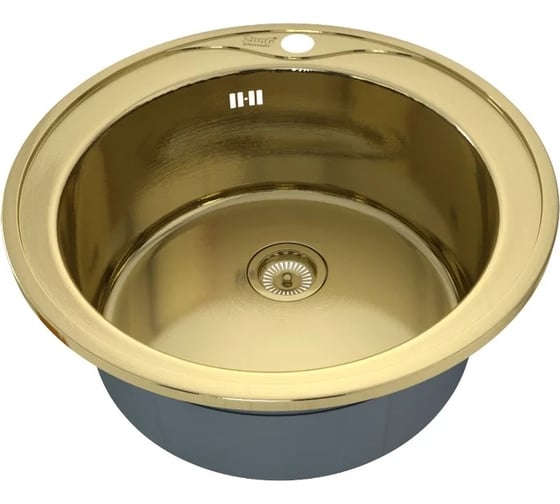 Кухонная мойка ZorG SZR-510/205-BRONZE 1