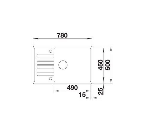Мойка BLANCO ZIA XL 6S Compact Silgranit PuraDur жасмин, без клапана автомата 523278