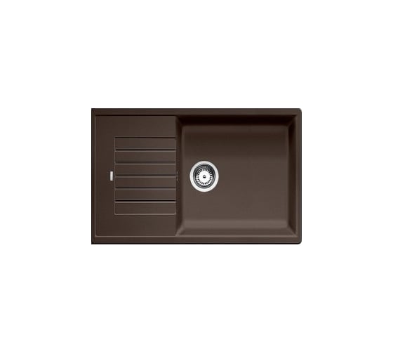 Мойка BLANCO ZIA XL 6S Compact Silgranit PuraDur кофе, без клапана автомата 523282 1