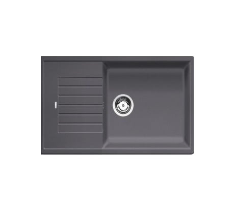 Мойка BLANCO ZIA XL 6S Compact Silgranit PuraDur темная скала, без клапана автомата 523274
