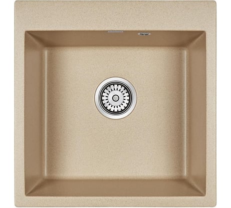 Гранитная мойка Paulmark KANTE 50 кварц, 510х520 PM105152-QU