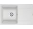 Гранитная мойка Paulmark FLUGEN 50-780 белый, 780х500 мм PM217850-WH 2
