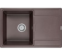 Кварцевая мойка Paulmark FLUGEN кофе, 780х500 мм PM217850-CO