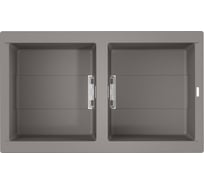 Мойка Omoikiri Banzen 86-2-GR NEW Artceramic/Leningrad Grey 4993318