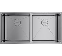 Мойка Omoikiri Taki 86-2-IN нержавеющая сталь/нержавеющая сталь 4993791