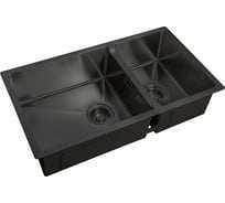 Кухонная мойка ZorG ZL R 780-2-440 GRAFIT