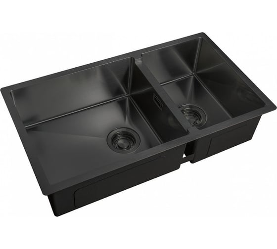 Кухонная мойка ZorG ZL R 780-2-440 GRAFIT 1