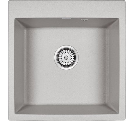 Гранитная мойка Paulmark KANTE 50 серый, 510х520 PM105152-GR