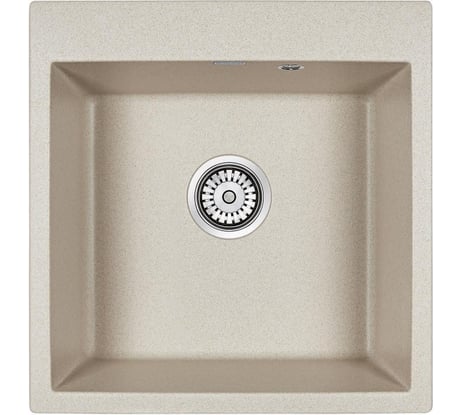 Гранитная мойка Paulmark KANTE 50 бежевый, 510х520 мм PM105152-BE