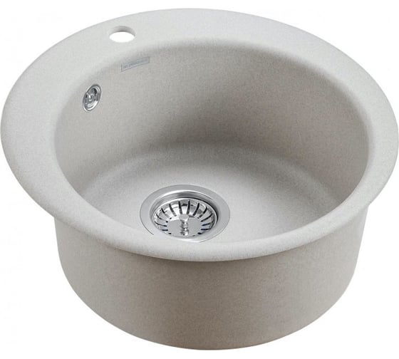 Гранитная мойка Paulmark GELEGEN 50 серый, D475 мм PM404800-GR