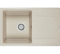 Гранитная мойка Paulmark FLUGEN 50-780 бежевый, 780х500 мм PM217850-BE