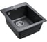 Гранитная мойка Paulmark KANTE 40 черный, 415х490 мм PM104249-BL 2