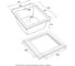 Гранитная мойка Paulmark KANTE 40 черный, 415х490 мм PM104249-BL 5