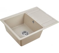 Гранитная мойка Paulmark FLUGEN 50-650 бежевый , 650х500 мм PM216550-BE