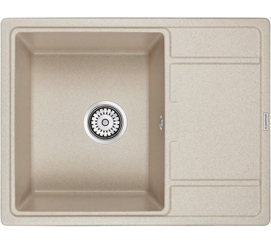 Гранитная мойка Paulmark FLUGEN 50-650 бежевый , 650х500 мм PM216550-BE