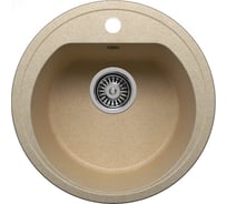 Кухонная мраморная мойка Polygran F-05 песочный №302