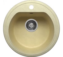 Кухонная мраморная мойка Polygran F-05 опал №328