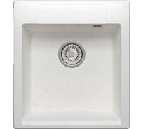 Кухонная мраморная мойка Polygran Argo-460 белый №26