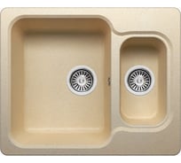Кухонная мраморная мойка Polygran F-09 бежевый №27