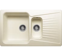 Кухонная мраморная мойка Polygran F-18 хлопок №331