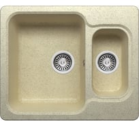 Кухонная мраморная мойка Polygran F-09 опал №328