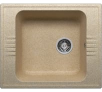 Кухонная мраморная мойка Polygran F-20 песочный №302