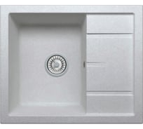 Кварцевая кухонная мойка Tolero, цвет серый металлик R-107 №701