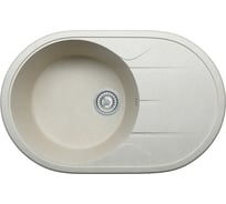Кварцевая кухонная мойка Tolero, цвет сафари R-116 №102