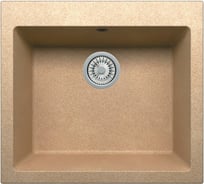Кварцевая кухонная мойка Tolero, цвет бежевый R-111 №101 765636